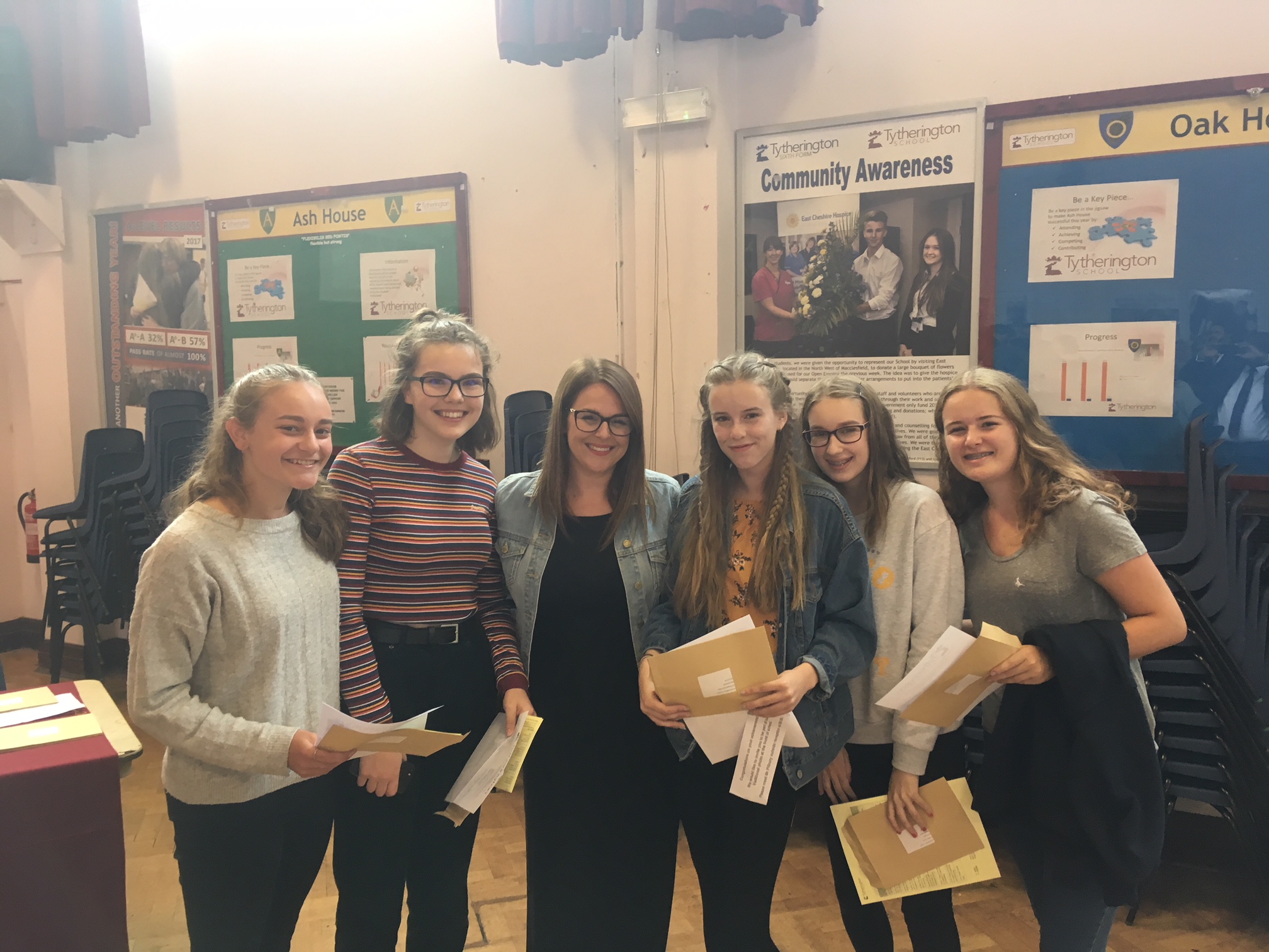 Emily Griffen, Rebecca Purves, Mrs Healey, Vicky Wilson, Laura Barber and Ellen Marchetti